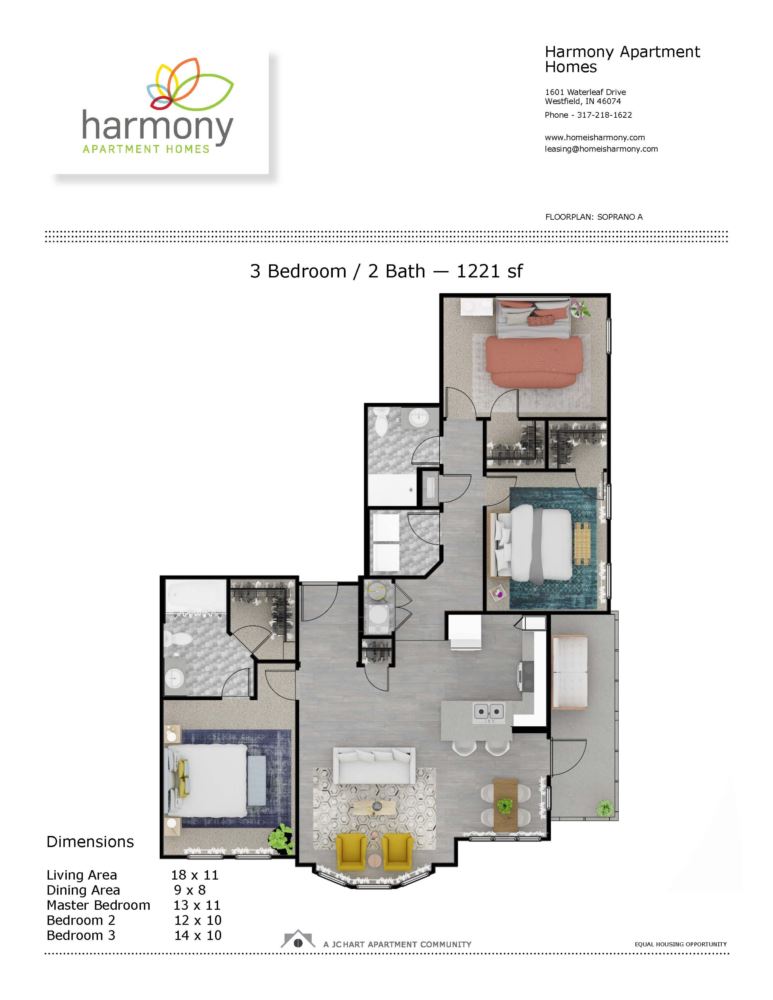 Soprano A 3 Bedroom Floor Plan Harmony Apartment Homes soprano-a-3-bedroom-floor-plan-harmony-apartment-homes